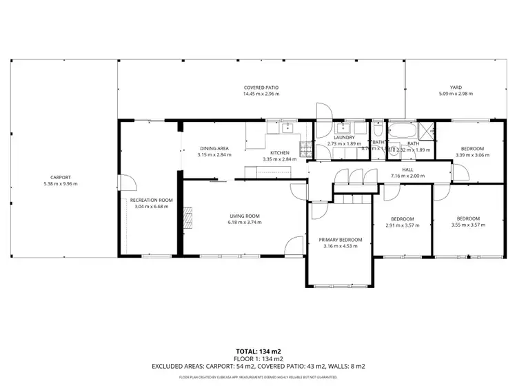 Floorplan of Homely house listing, 13 Natasha Way, Camillo WA 6111