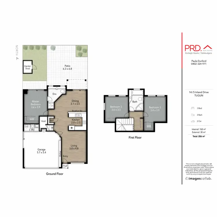 Floorplan of Homely townhouse listing, 14/5 Inland Drive, Tugun QLD 4224