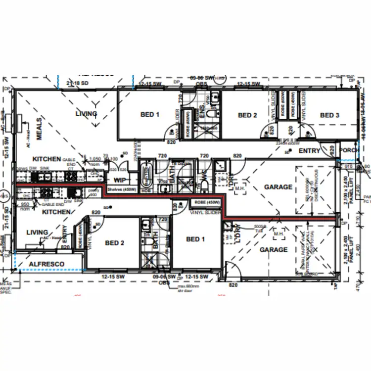 Floorplan of Homely house listing, A&B/44 Cronin Street, Morayfield QLD 4506