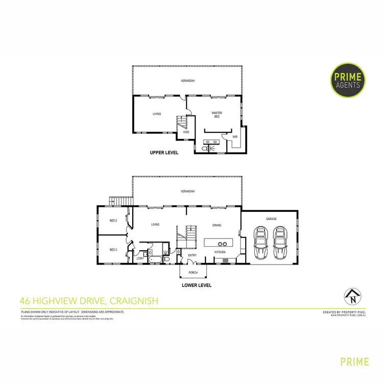 Floorplan of Homely house listing, 46 Highview Drive, Craignish QLD 4655
