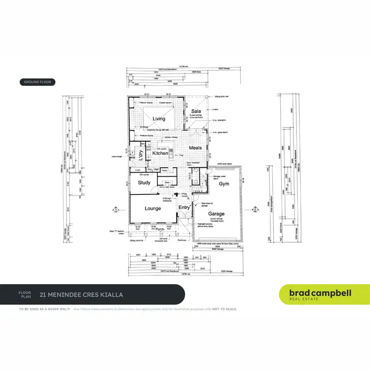 Floorplan of Homely house listing, 21 Menindee Crescent, Kialla VIC 3631