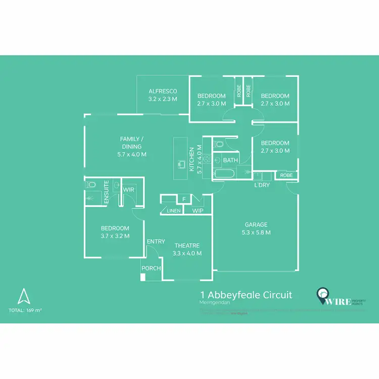 Floorplan of Homely house listing, 1 Abbeyfeale Circuit, Meringandan West QLD 4352