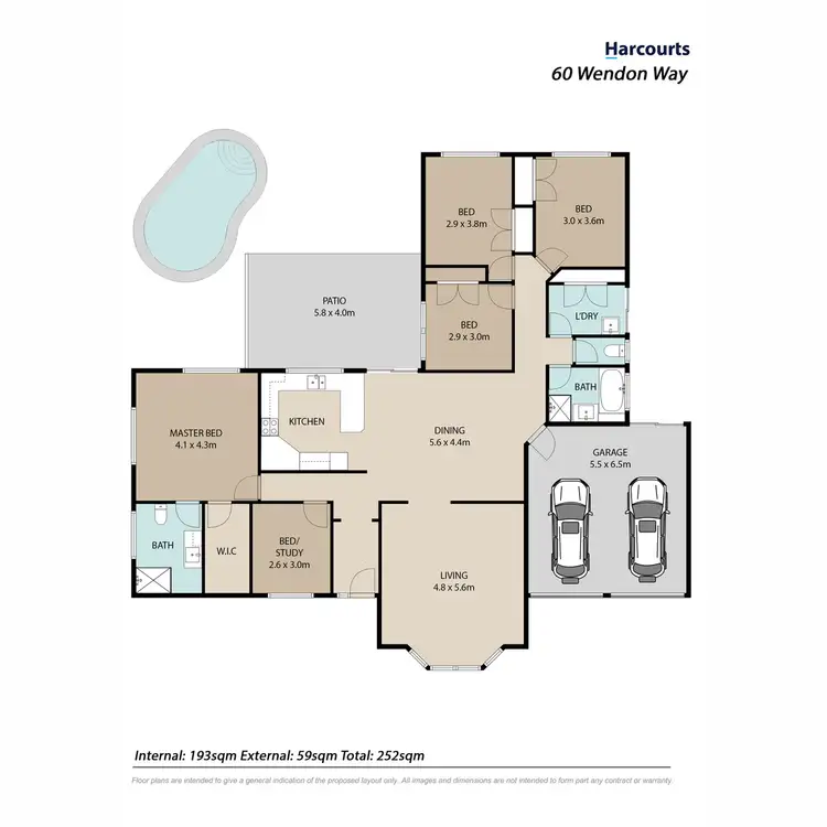 Floorplan of Homely house listing, 60 Wendon Way, Bridgeman Downs QLD 4035