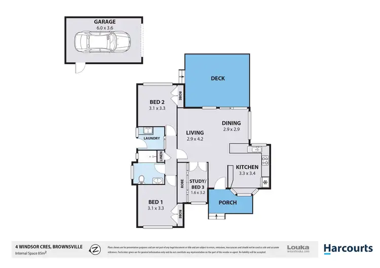 Floorplan of Homely house listing, 4 Windsor Crescent, Brownsville NSW 2530