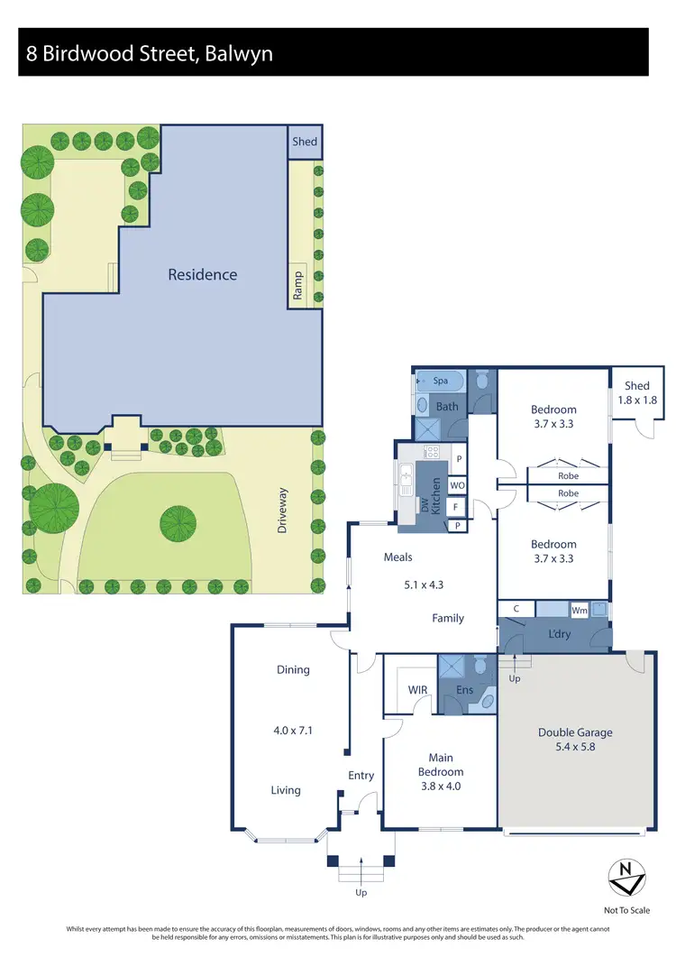 Floorplan of Homely house listing, 8 Birdwood Street, Balwyn VIC 3103