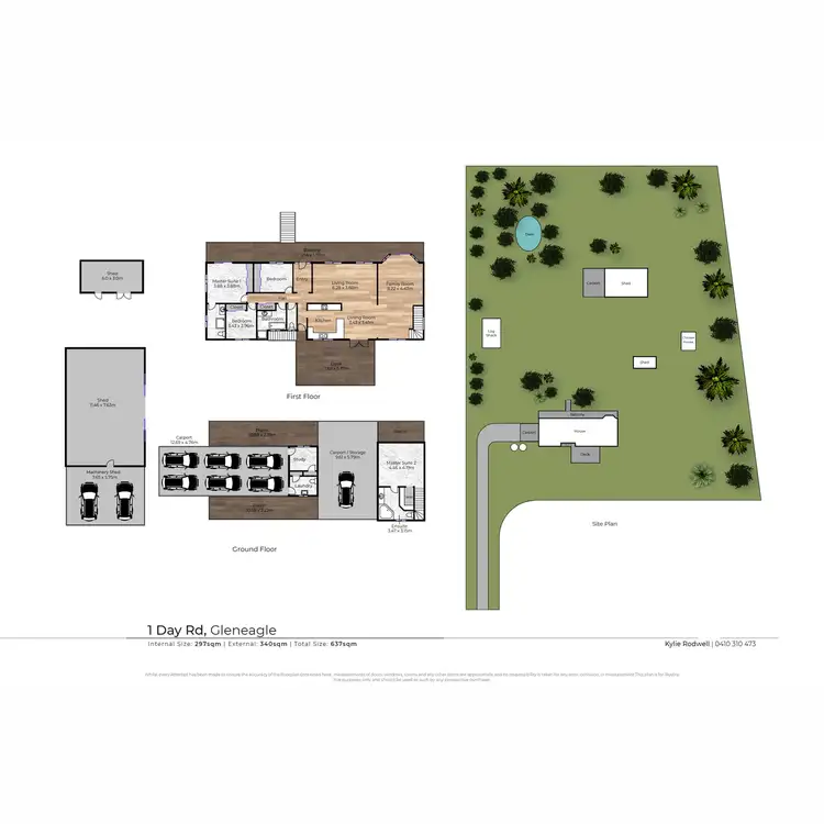 Floorplan of Homely house listing, 1 Day Road, Gleneagle QLD 4285