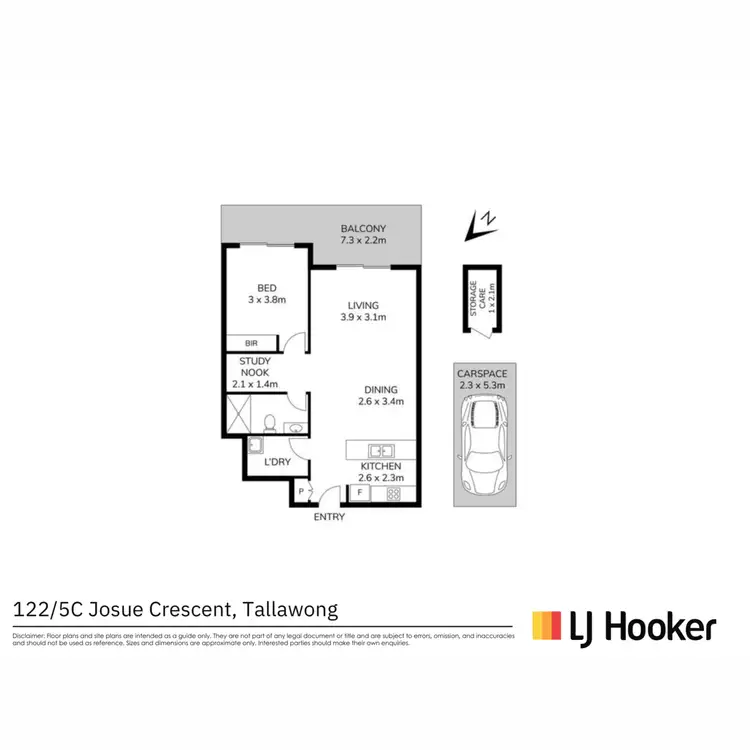 Floorplan of Homely apartment listing, 122/5C Josue Crescent (Tallawong), Schofields NSW 2762