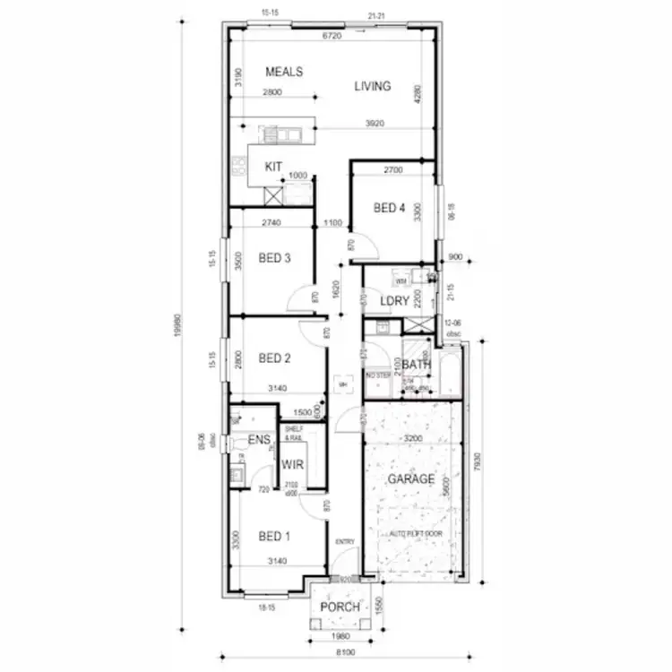 Floorplan of Homely house listing, Lot 21/21 Tapley Hill Road, Fulham Gardens SA 5024