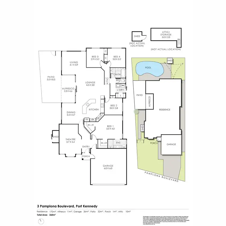 Floorplan of Homely house listing, 3 Pamplona Boulevard, Port Kennedy WA 6172