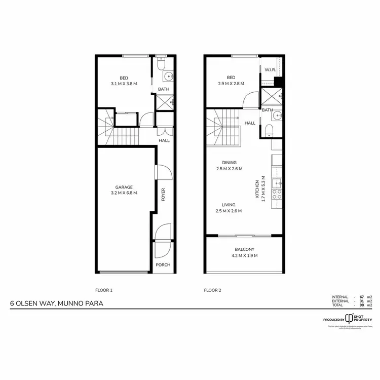Floorplan of Homely house listing, 6 Olsen Way, Munno Para SA 5115