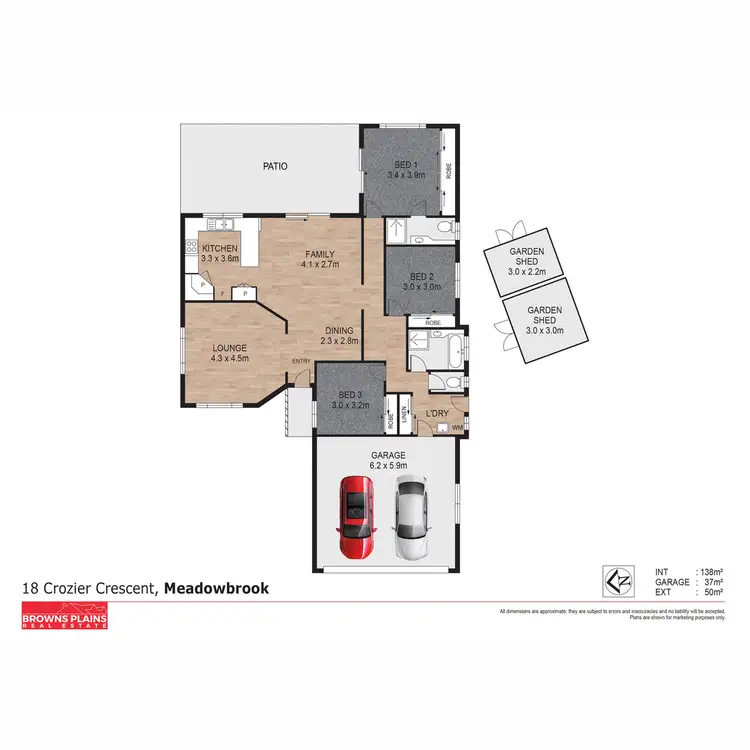 Floorplan of Homely house listing, 18 Crozier Crescent, Meadowbrook QLD 4131