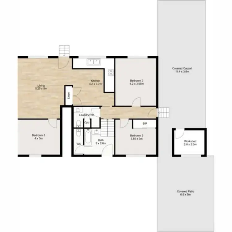 Floorplan of Homely house listing, 28 Boundary Street, Beaudesert QLD 4285