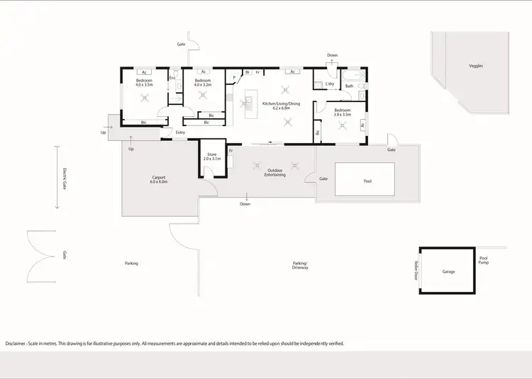 Floorplan of Homely house listing, 38 Tanami Drive, Bilingurr WA 6725