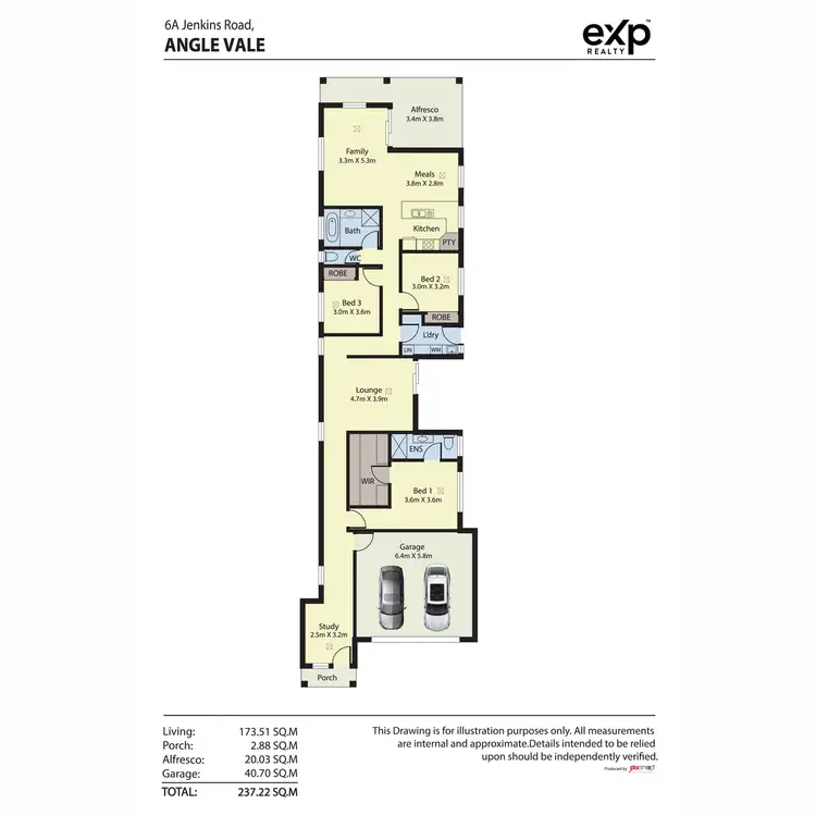 Floorplan of Homely house listing, 6A Jenkins Road, Angle Vale SA 5117