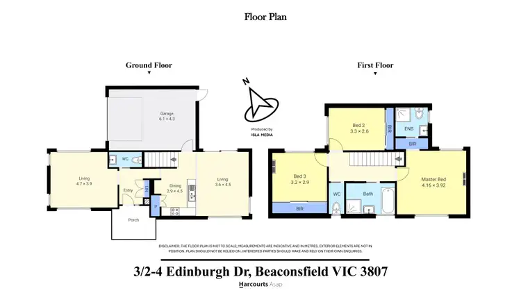Floorplan of Homely unit listing, 3/2-4 Edinburgh Drive, Beaconsfield VIC 3807
