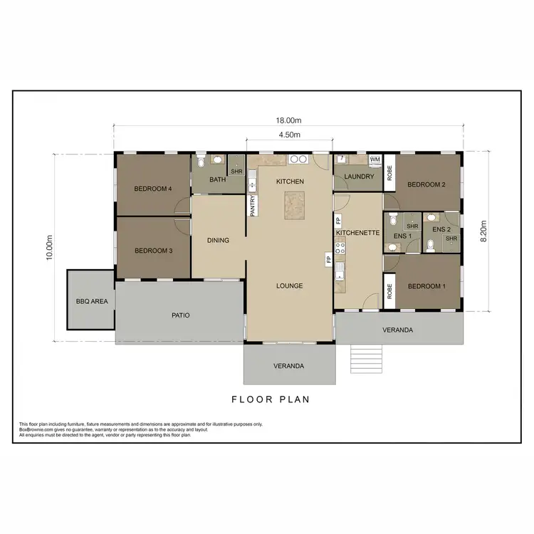 Floorplan of Homely rural property listing, 11 Kerridges Road, Glen Aplin QLD 4381