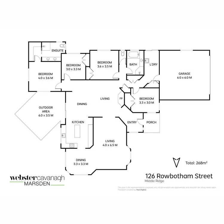Floorplan of Homely house listing, 126 Rowbotham Street, Rangeville QLD 4350