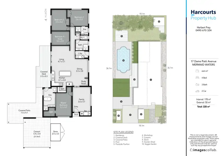 Floorplan of Homely house listing, 17 Dame Patti Avenue, Mermaid Waters QLD 4218