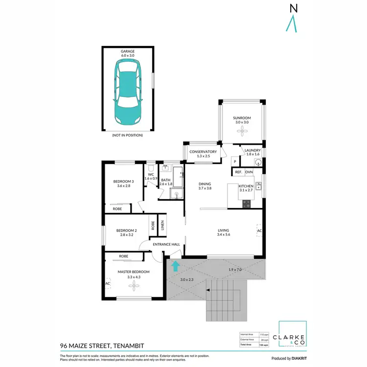 Floorplan of Homely house listing, 96 Maize Street, Tenambit NSW 2323