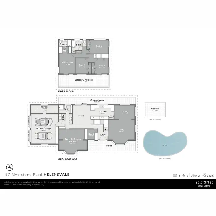Floorplan of Homely rural property listing, 17 Riverstone Road, Helensvale QLD 4212