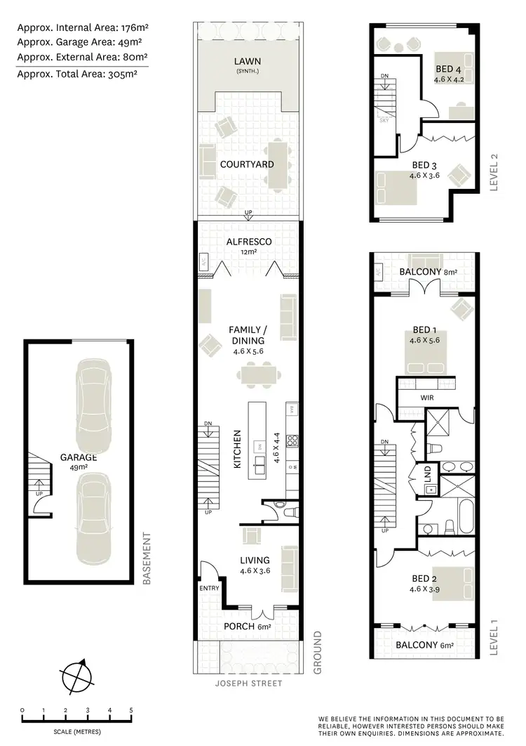 Floorplan of Homely townhouse listing, 9/17 Joseph Street, Lilyfield NSW 2040