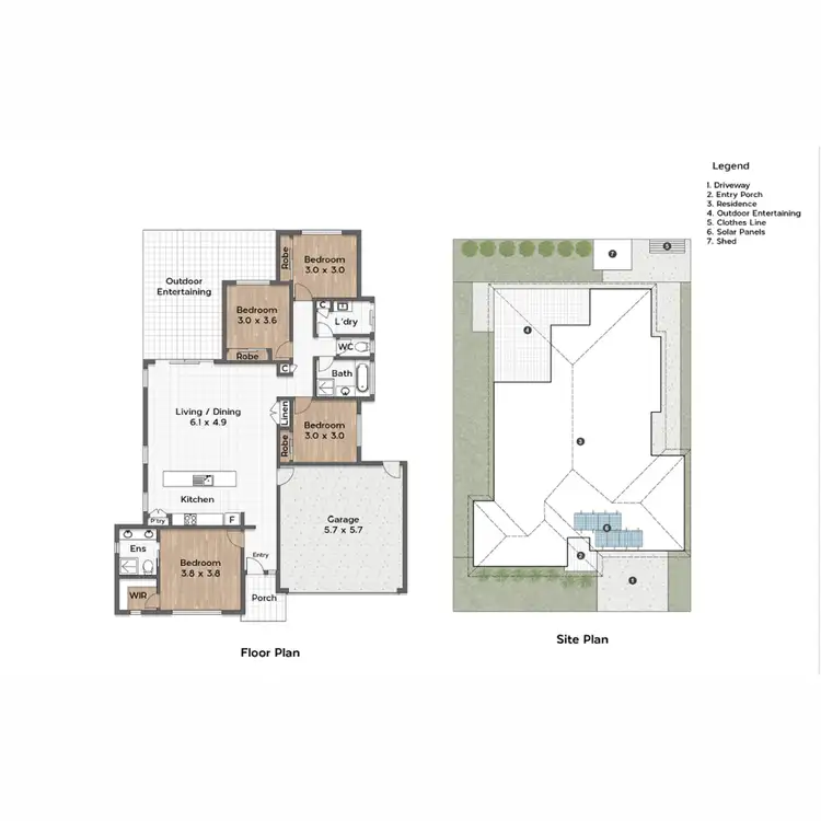 Floorplan of Homely house listing, 40 Finetti Circuit, Durack QLD 4077