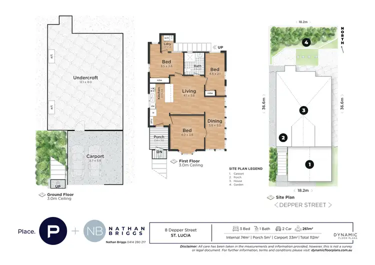 Floorplan of Homely house listing, 8 Depper Street, St Lucia QLD 4067