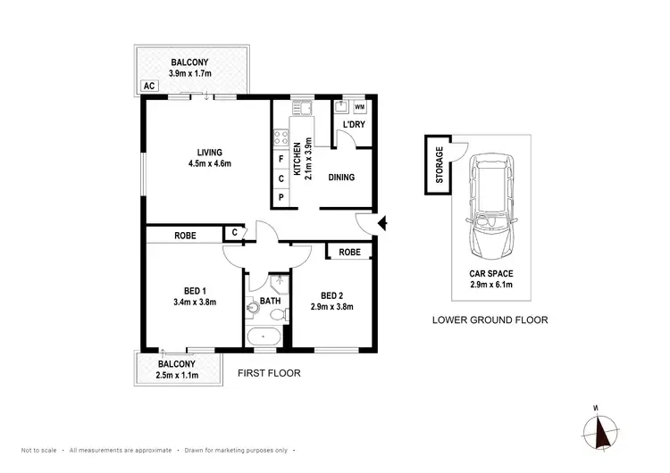 Floorplan of Homely unit listing, 3/3-7 Edgeworth David Avenue, Hornsby NSW 2077