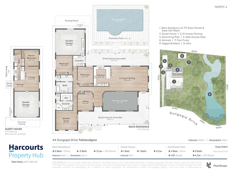 Floorplan of Homely rural property listing, 44 Dungogie Drive, Tallebudgera QLD 4228