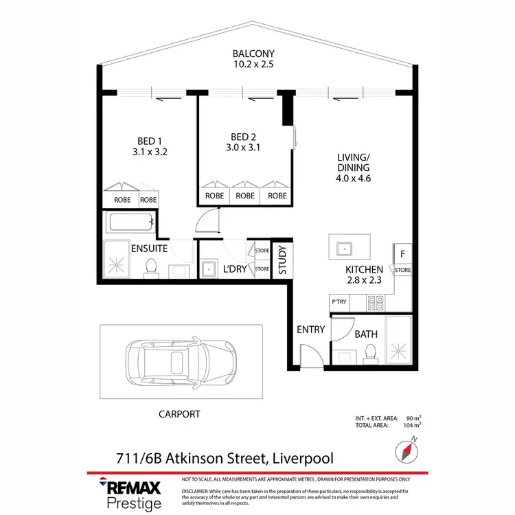 Floorplan of Homely apartment listing, 711/6B Atkinson Street, Liverpool NSW 2170