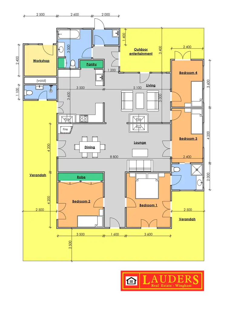 Floorplan of Homely house listing, 66 Queen Street, Wingham NSW 2429