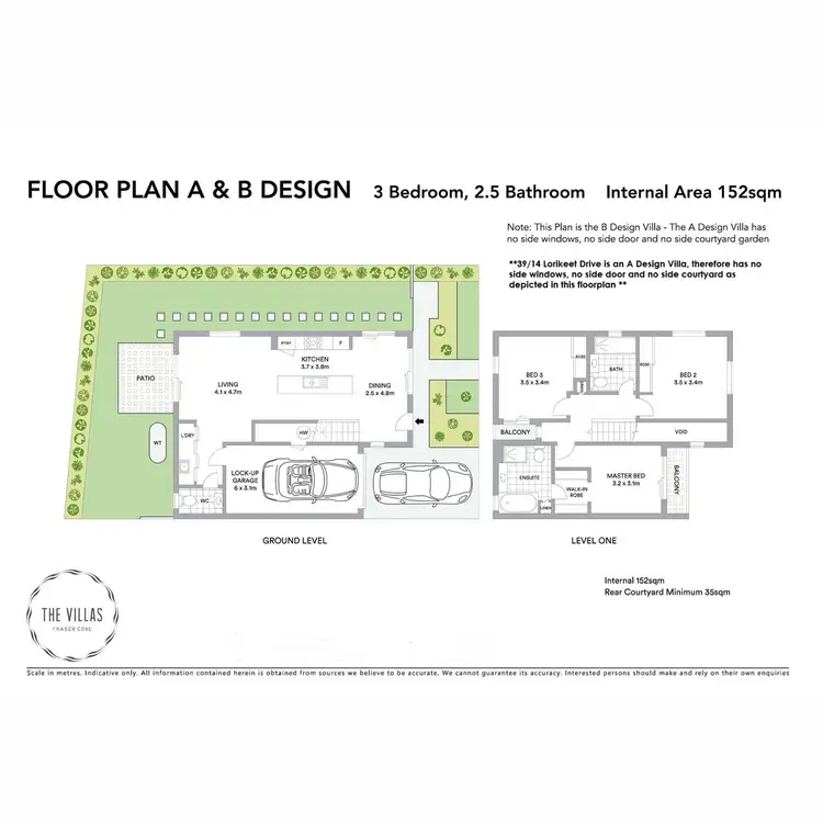 Floorplan of Homely townhouse listing, 39/14 Lorikeet Drive, Tweed Heads South NSW 2486