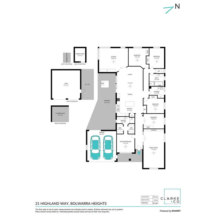 Floorplan of Homely house listing, 21 Highland Way, Bolwarra Heights NSW 2320