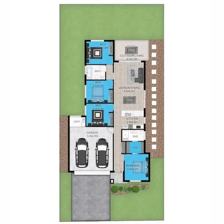 Floorplan of Homely house listing, 16 Rosella Way, Deebing Heights QLD 4306