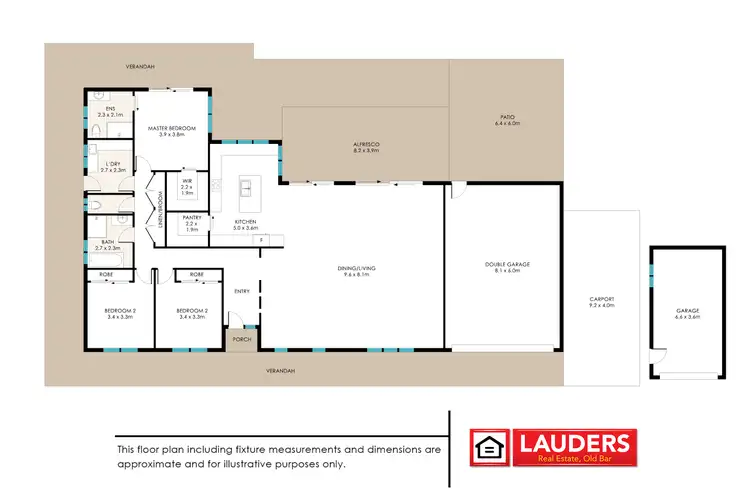 Floorplan of Homely house listing, 3 Talabah Close, Rainbow Flat NSW 2430