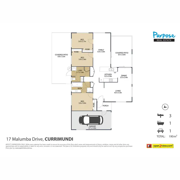 Floorplan of Homely house listing, 17 Malumba Drive, Currimundi QLD 4551