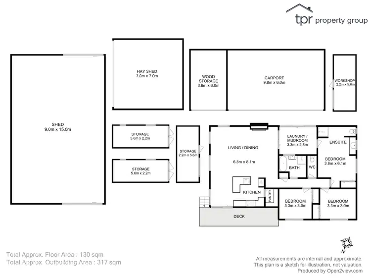 Floorplan of Homely rural property listing, 4695 Huon Highway, Geeveston TAS 7116