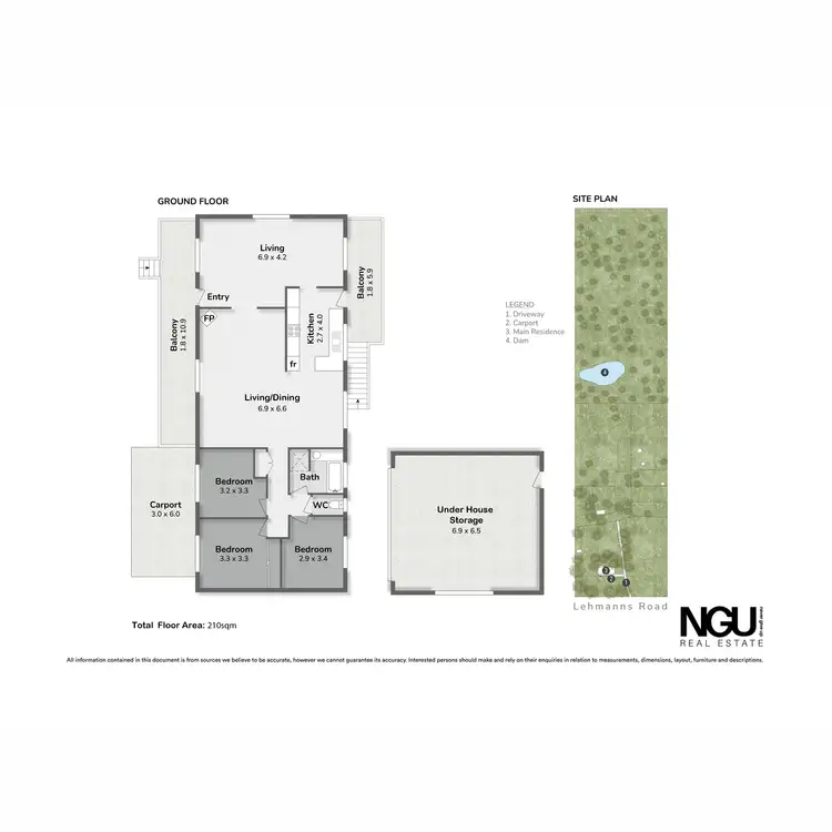 Floorplan of Homely house listing, 46 Lehmanns Road, Coolana QLD 4311