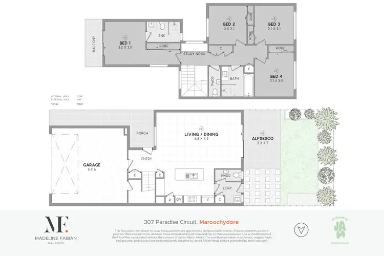 Floorplan of Homely house listing, 307 Paradise Circuit, Maroochydore QLD 4558
