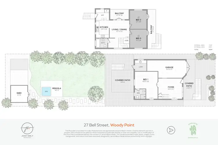 Floorplan of Homely house listing, 27 Bell Street, Woody Point QLD 4019