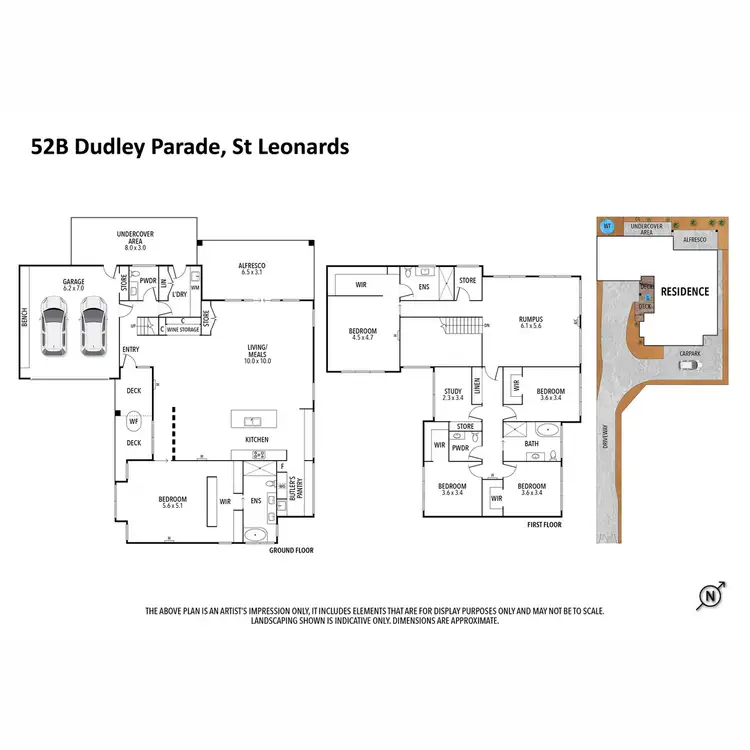 Floorplan of Homely house listing, 52b Dudley Parade, St Leonards VIC 3223
