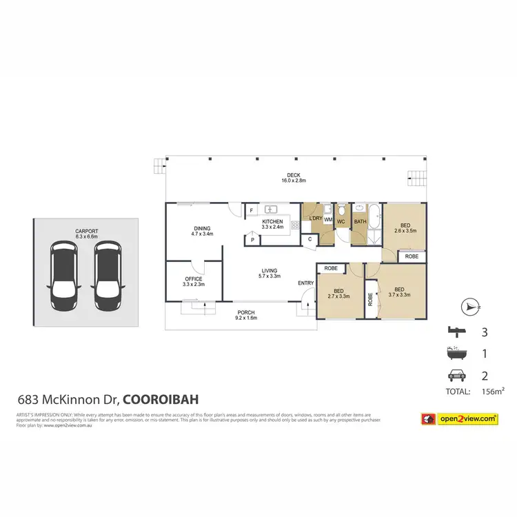 Floorplan of Homely rural property listing, 683 McKinnon Drive, Cooroibah QLD 4565