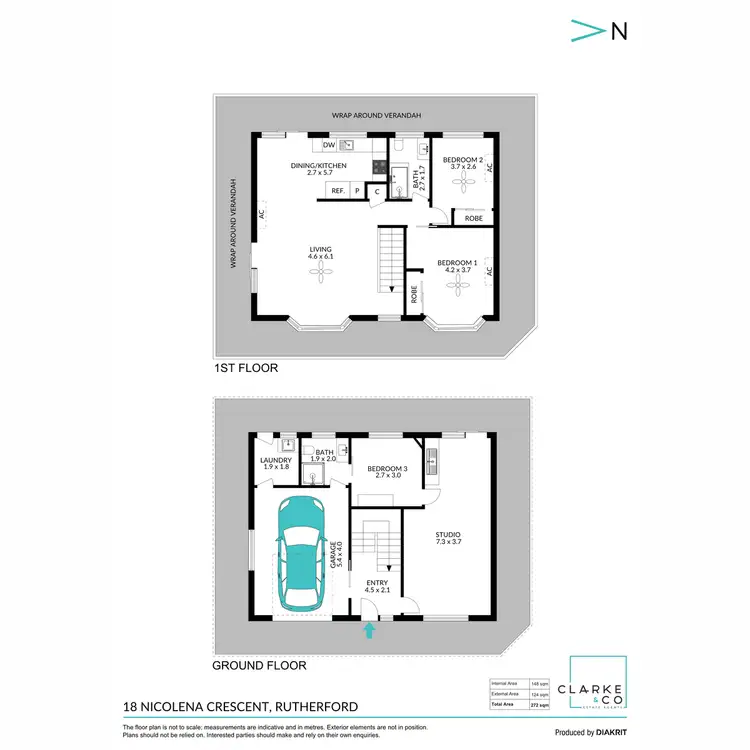 Floorplan of Homely house listing, 18 Nicolena Crescent, Rutherford NSW 2320