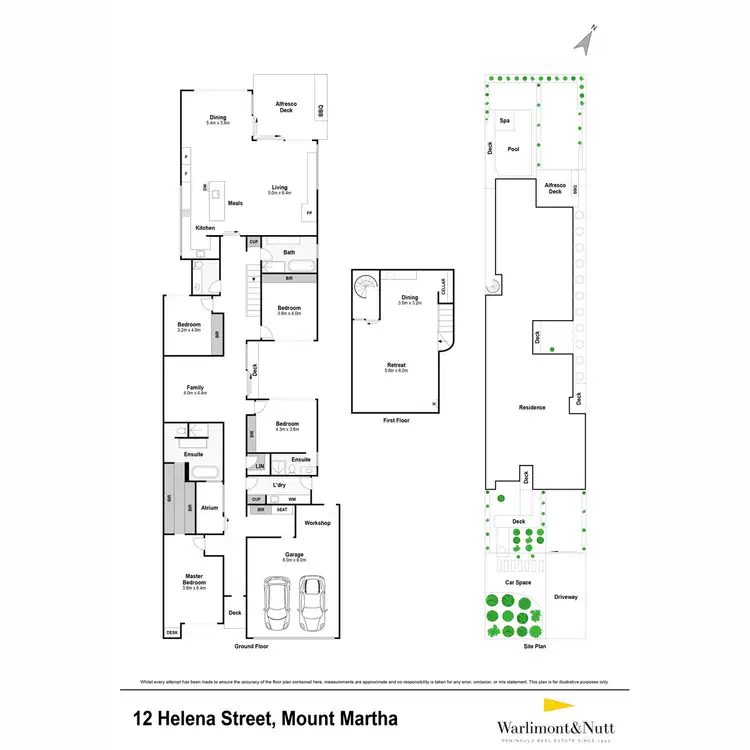 Floorplan of Homely house listing, 12 Helena Street, Mount Martha VIC 3934