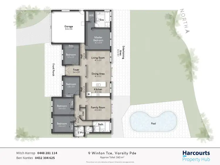 Floorplan of Homely house listing, 9 Winton Terrace, Varsity Lakes QLD 4227