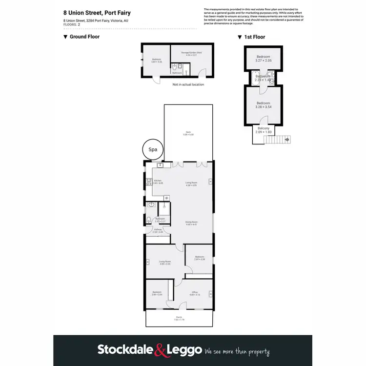 Floorplan of Homely house listing, 8 Union Street, Port Fairy VIC 3284