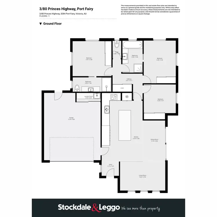 Floorplan of Homely house listing, 3/80 Princes Highway, Port Fairy VIC 3284