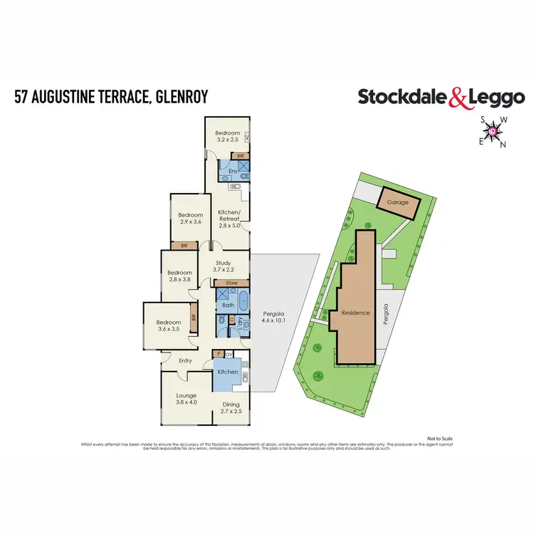 Floorplan of Homely house listing, 57 Augustine Terrace, Glenroy VIC 3046