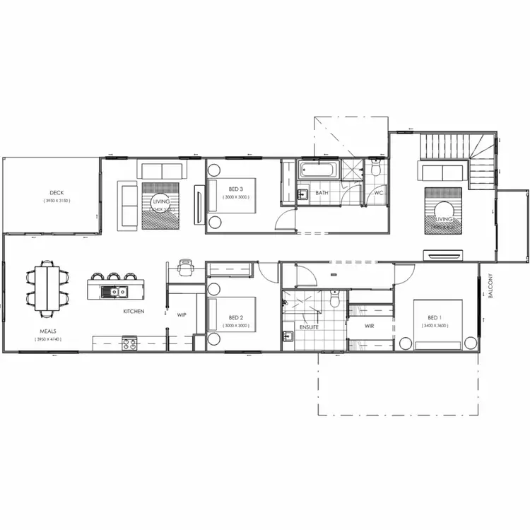 Floorplan of Homely house listing, Address on request Happy Jack Drive, Bellbird Park QLD 4300