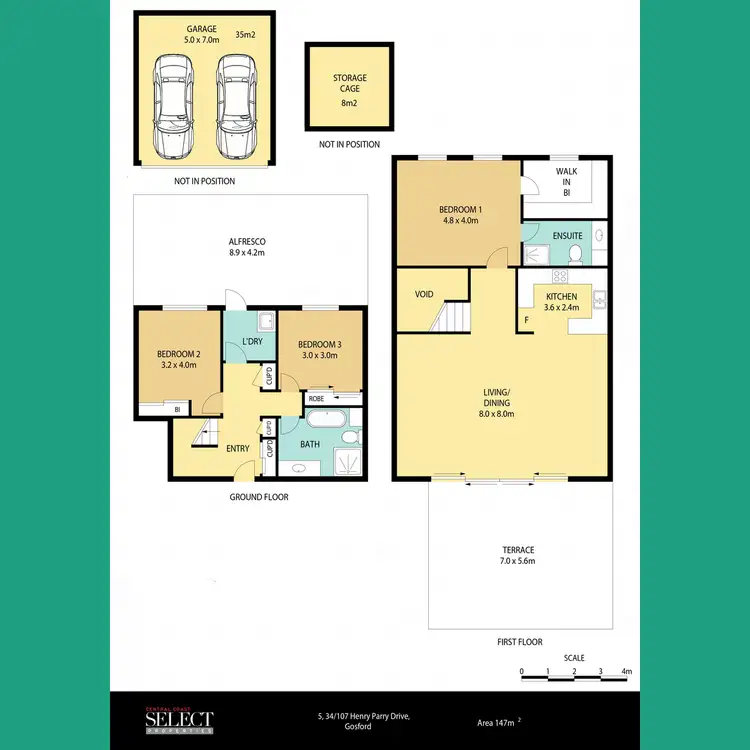 Floorplan of Homely apartment listing, Townhouse 5, 34/107 Henry Parry Drive, Gosford NSW 2250